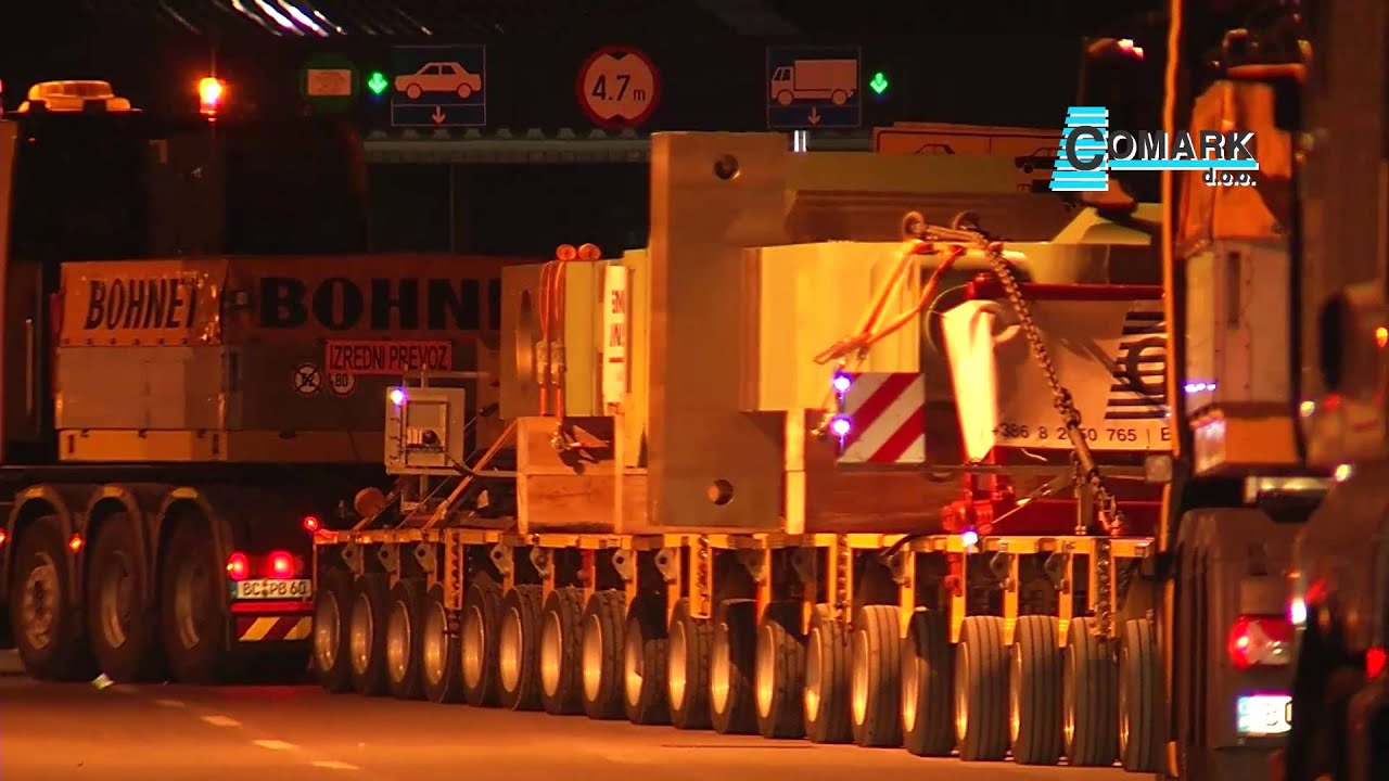 Comark Slovenia - Izredni prevoz - Schwertransport