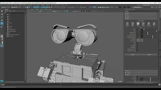 Wall E Rig Maya