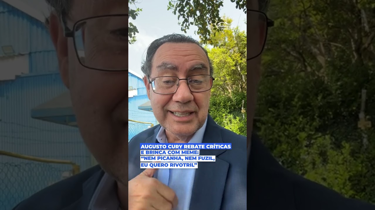Augusto Cury rebate críticas e brinca com meme: "nem picanha, nem fuzil, eu quero Rivotril"