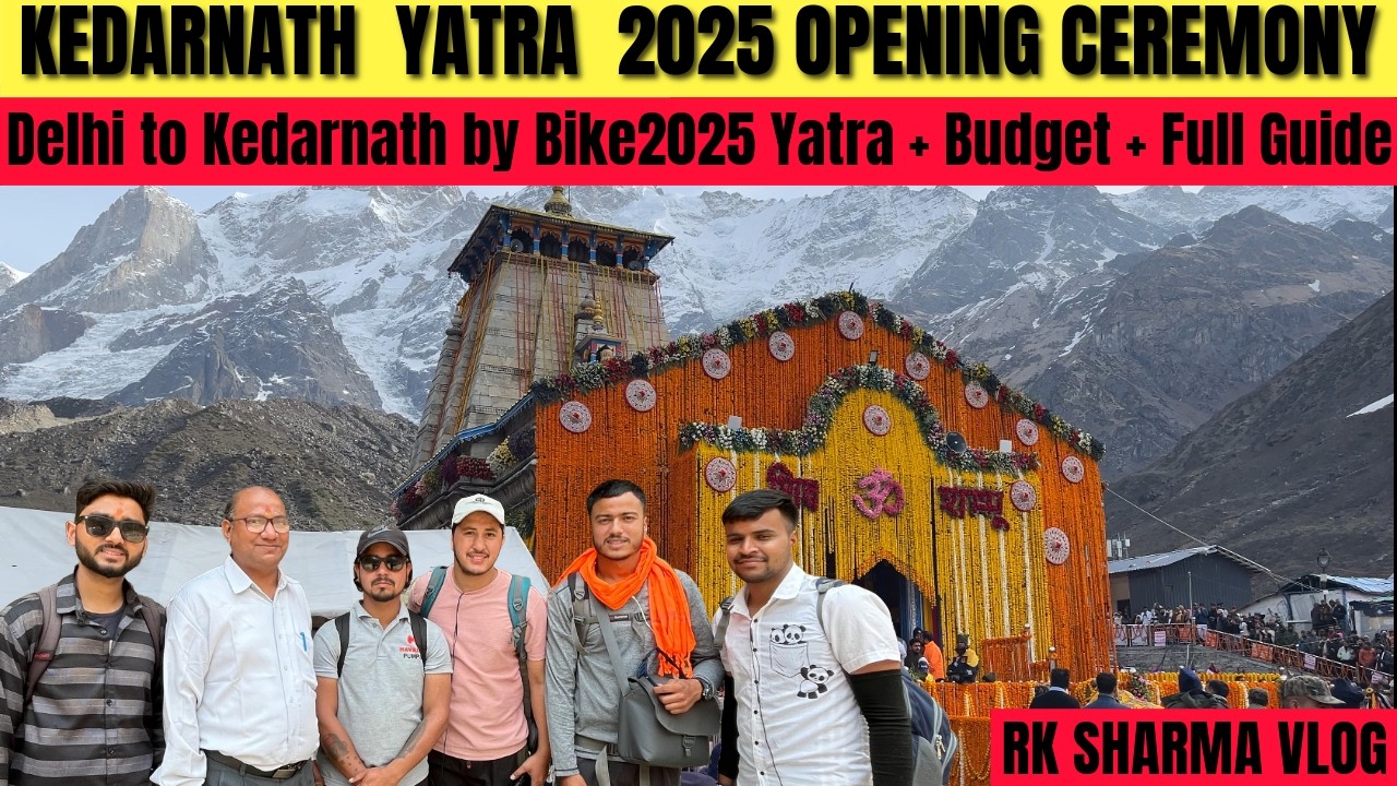 Delhi to Kedarnath Bike Trip 2025  Complete Budget Route & Trek Guide  RK Sharma Vlog