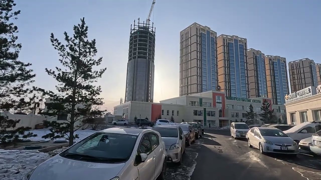 Just Walking | Khanuul Emart - Marshal Town | Ulaanbaatar city | 4K | 2025/12/24 