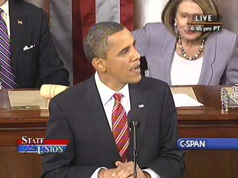 Pres. Obama&#039;s First State of the Union Address