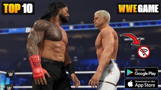 Top 10 WWE Games For Android & Ios 2024!🔥||(OFFLINE/ONLINE) screenshot 5