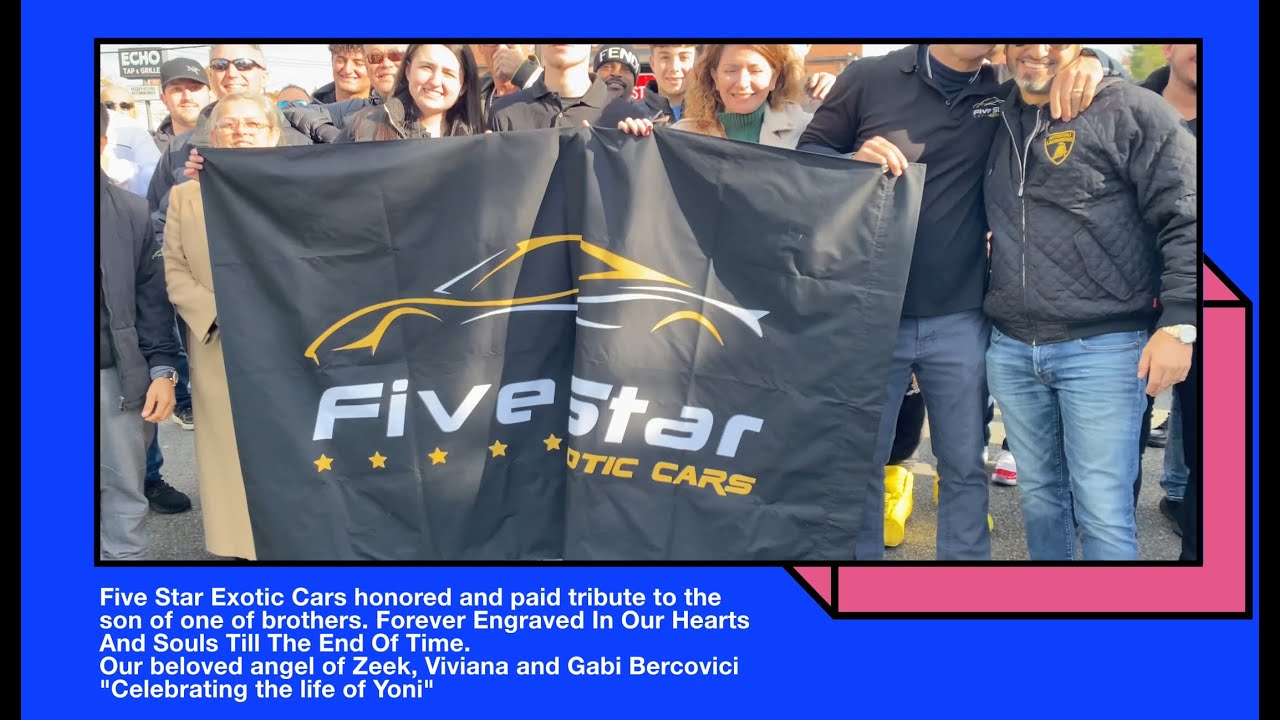 "Celebrating the life of Yoni" a special cruise drive with Five Star