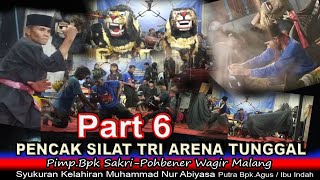PENCAK SILAT TRI ARENA TUNGGAL ( PART - 6 )Pimp.Bpk SAKRI Pohbener Wagir Malang - LIVE 2023