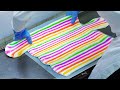 手毬飴 キャンディーの作り方 - Handmade Rainbow Candy Making - Factory - Japanese Street Food 飴細工職人の手作り京あめ 飴工房 京都