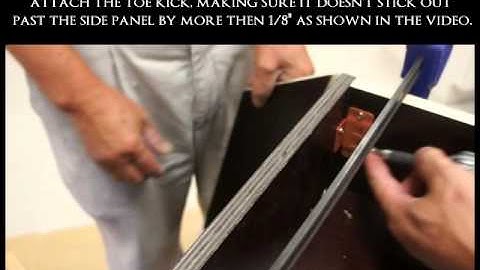 Lazy susan kitchen cabinet assembly video