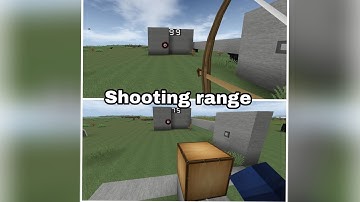 How to make shooting range in Mini Block Craft 3d