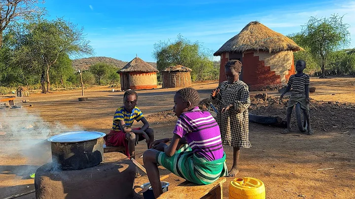 African Doughnuts (Mahamri) & Creamy Pigeon Pea Stew 🌍🍲 Exotic Breakfast