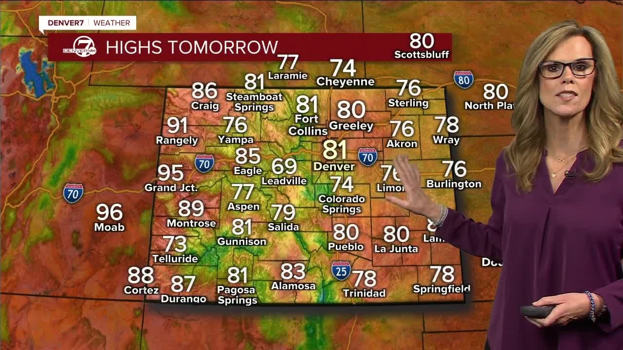 Warming back into the 80s with more rain on Sunday - YouTube