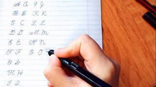 Information Cursive handwriting practice⚜Comparison of American and English alphabets⚜English and American abcd News