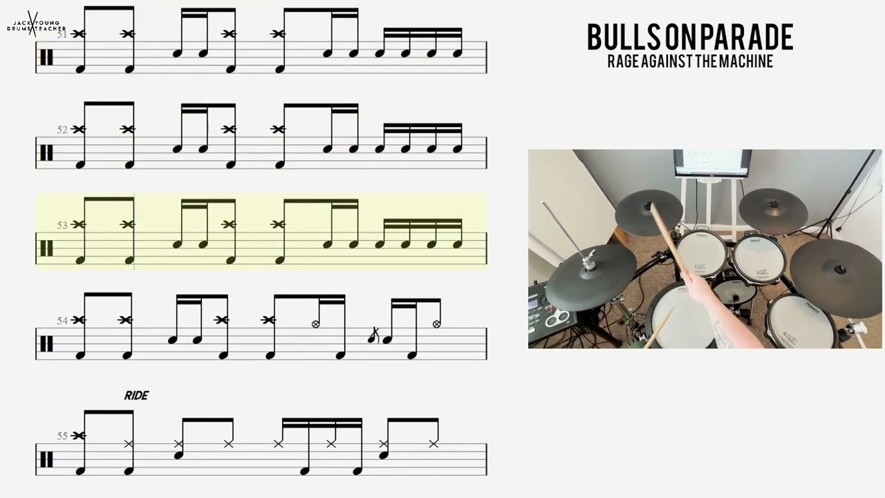 How to Play 🥁   Bulls On Parade   Rage Against The Machine