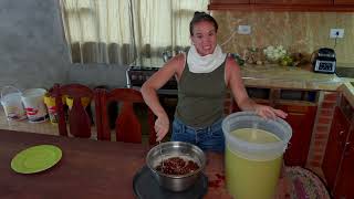 I'm making my own homemade dish soap #offgridliving ##soapmaking