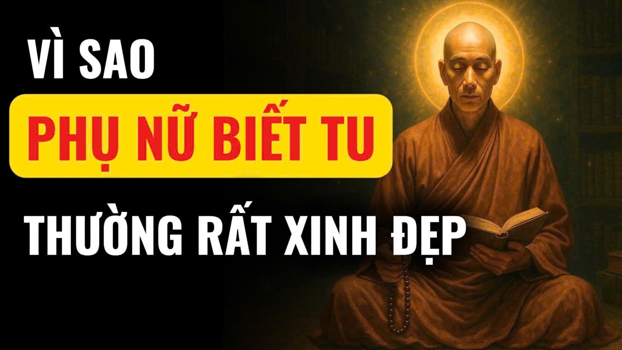 VÌ SAO PHỤ NỮ BIẾT TU THƯỜNG RẤT XINH ĐẸP – KHÔNG SON PHẤN, MÀ VẪN GIỮ KHÍ CHẤT