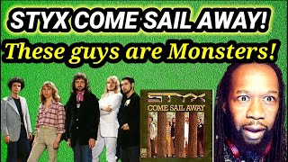 First time hearing STYX COME SAIL AWAY REACTION - Mind Blowin!