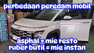 hyundai Stargazer pasang peredam visel, peredam mobil jogja