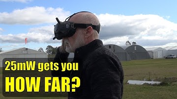 Quick 25mW range test (DJI HD FPV first flight and thoughts)