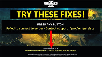 How To Fix HELLDIVERS 2 Failed To Connect To Server (PC & PS5)