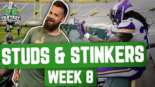 Fantasy Football 2020 - Week 8 Studs \& Stinkers + The Pick-6 Plan, It’s Christmas Time - Ep. #975
