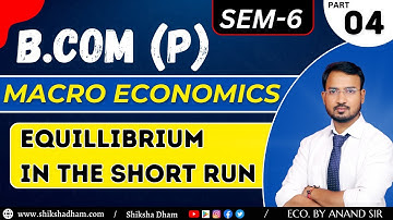 macro economics for bcom | long run supply curve | equillibrium | short run | part 4 | b.com du sol