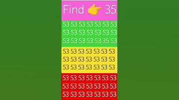 find odd number 👉 35 #education #iqtest #math #trending #shorts #@MathIQtests-e9m