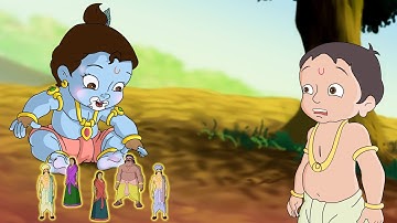 Krishna Leela in Gokul | Cartoons for Kids in Hindi | Fun Kids Videos
