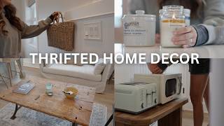 Thrifted Home Decor Haul | Styling Ideas on a Budget!