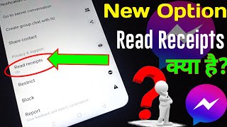 massanger read receipts kya hai | how to read messenger messages without seen