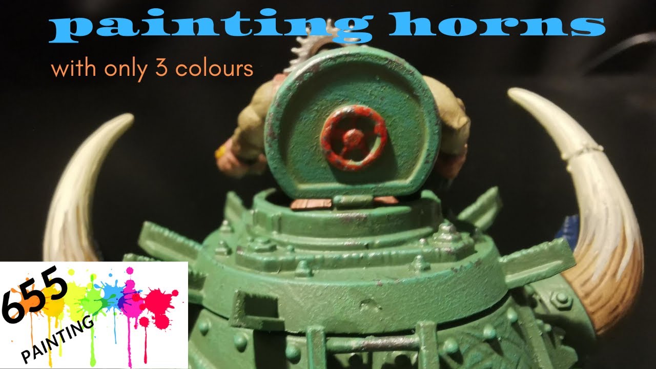 Easy painting of horns YouTube