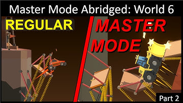 Master Mode Abridged: World 6 Part 2 | Poly Bridge 2