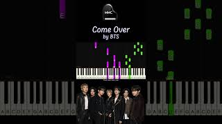 Come Over by BTS (Prod. Suga | Arirang Hidden Track) piano cover/tutorial + sheet music + lyrics