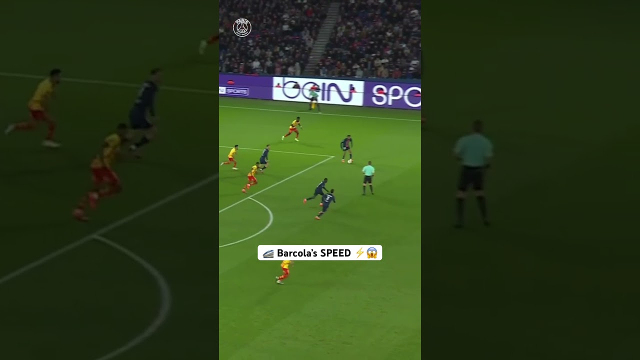 🚄 Barcola’s SPEED ⚡️😱