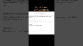 Test for Differentiability in 3D Functions - Example