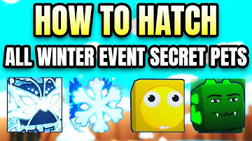 Hoe je alle geheime huisdieren van het winterevenement in BGSI kunt uitbroeden/krijgen (Roblox)