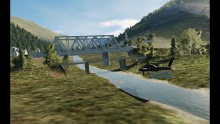 DCS Apache AH64 Bridge Stunts 01 of 2024