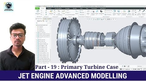 JET ENGINE l ADVANCED 3D MODELLING EXERCISE l CREO l PRIMARY TURBINE CASE - 19 l