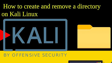 How to create and remove directories on Kali Linux