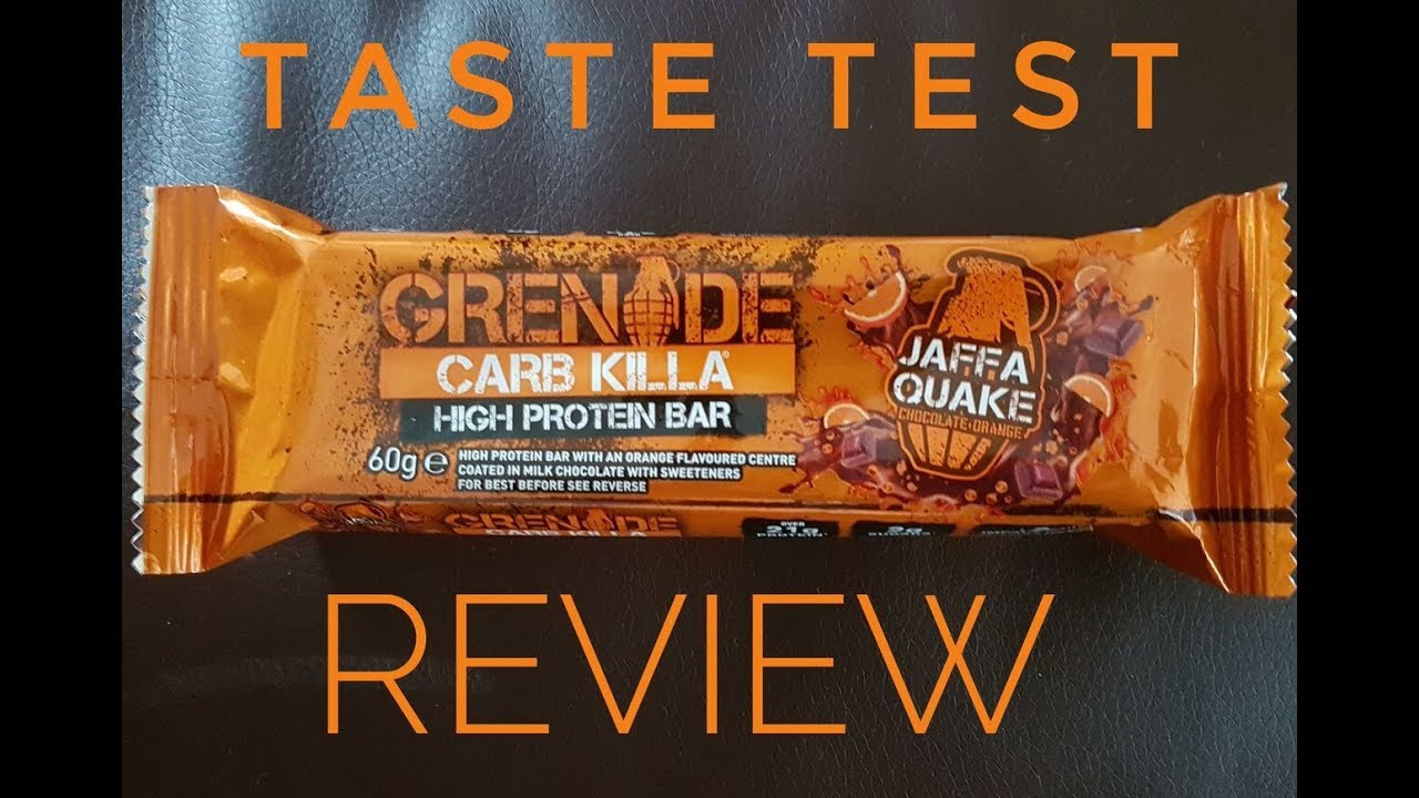 Carb killa Jaffa quake taste test / review