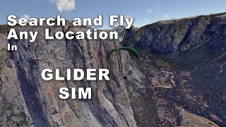 How to  Search and Fly any location or place in Glider Sim screenshot 3