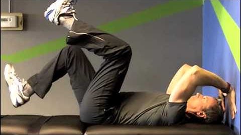 Dead bug with leg drop, advance core exercise for stabilization