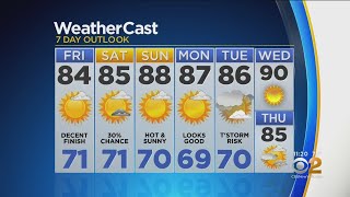 New York Weather: CBS2 8/1 Nightly Forecast at 11PM