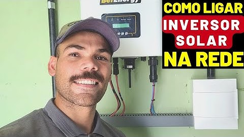 Como ligar o INVERSOR SOLAR na REDE ELÉTRICA da concessionária de energia PASSO A PASSO
