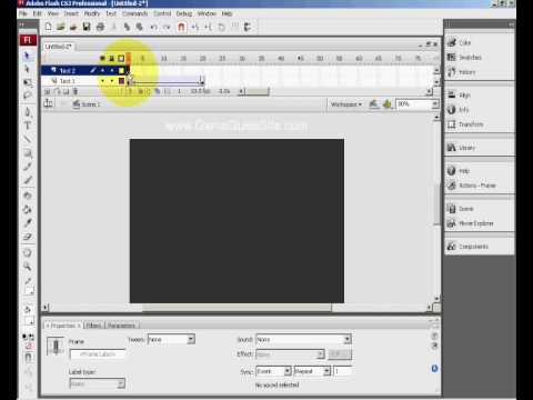 Adobe Flash Tutorial - Motion Tween