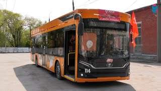 Ко Дню Победы в Самаре украсили общественный транспорт