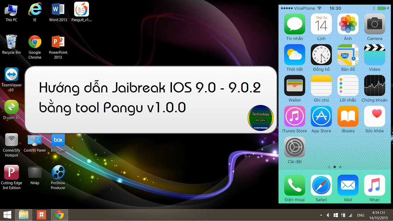 ios 9.0.2 มีอะไรใหม่  2022  Hướng dẫn Jailbreak IOS 9.0 - 9.0.2 bằng Pangu v1.0.0