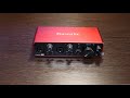 Focusrite Scarlett 2i2 vs E-MU 0404