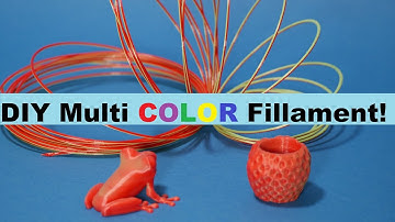 3D-Print Your Own Filament! -  For Multi Colored Prints!