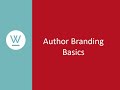 Author branding basics