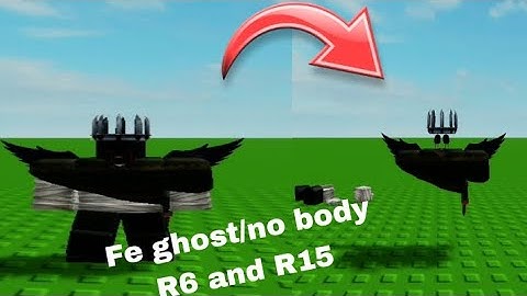 Roblox Fe Script Showcase | Fe Ghost / no body / invisible /R6 and R15| Fluxus and Hydrogen