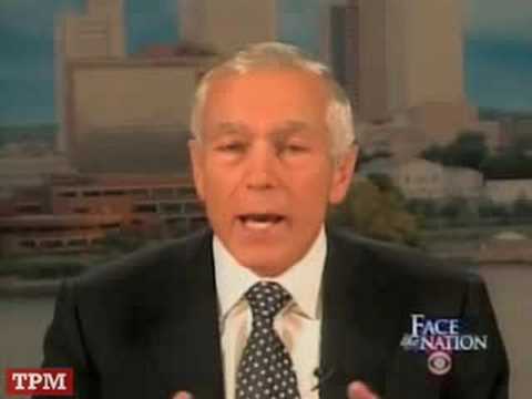 Wesley Clark Repeats Bob Schieffer's Words